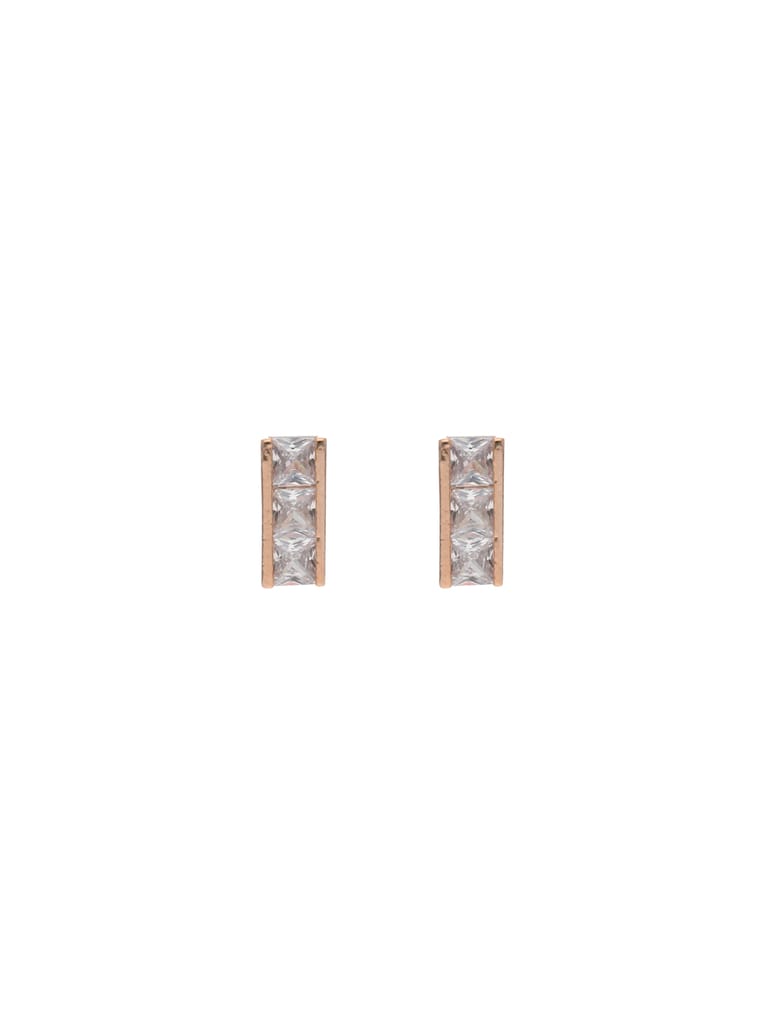 AD / CZ Tops / Studs in Rose Gold finish - CNB24714