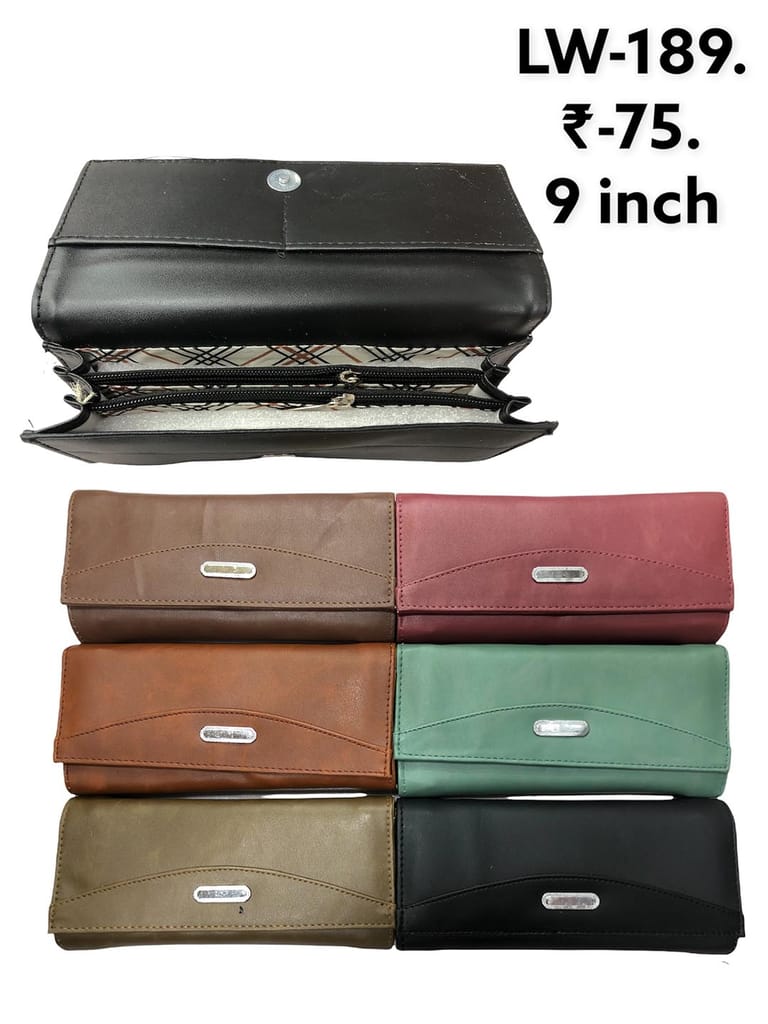 Ladies Wallet in Assorted color - LW-189