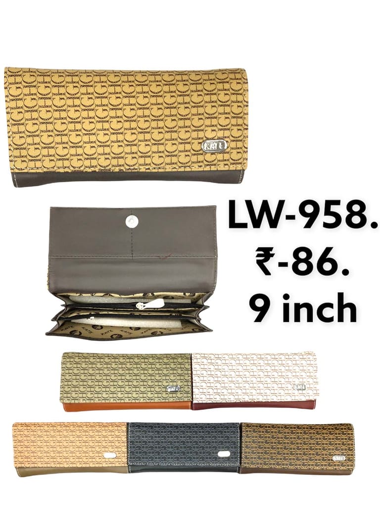 Ladies Wallet in Assorted color - LW-958