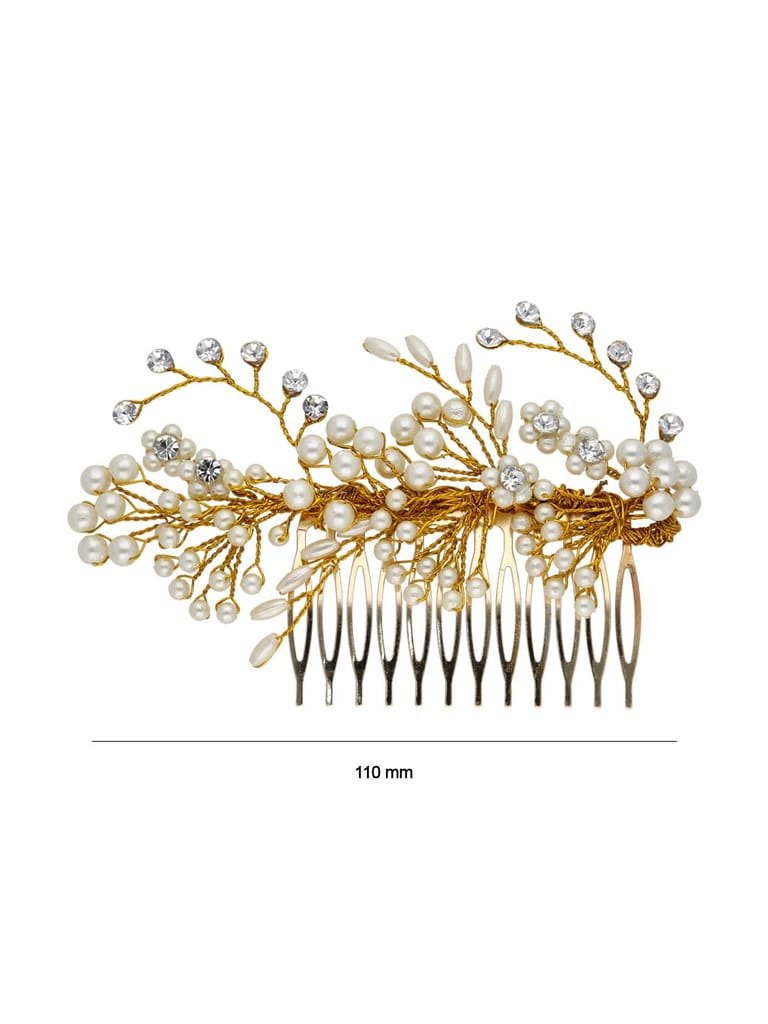 Fancy Comb in Gold finish - ARE1046