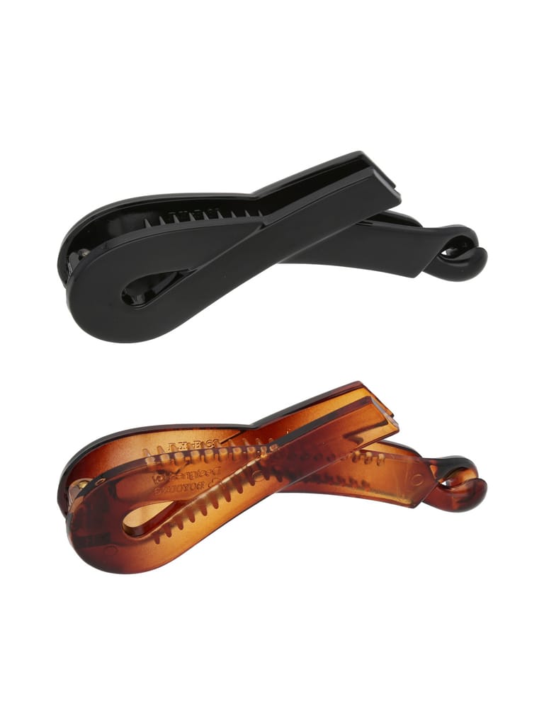 Plain Banana Clip in Black & Shell color - BYB63A