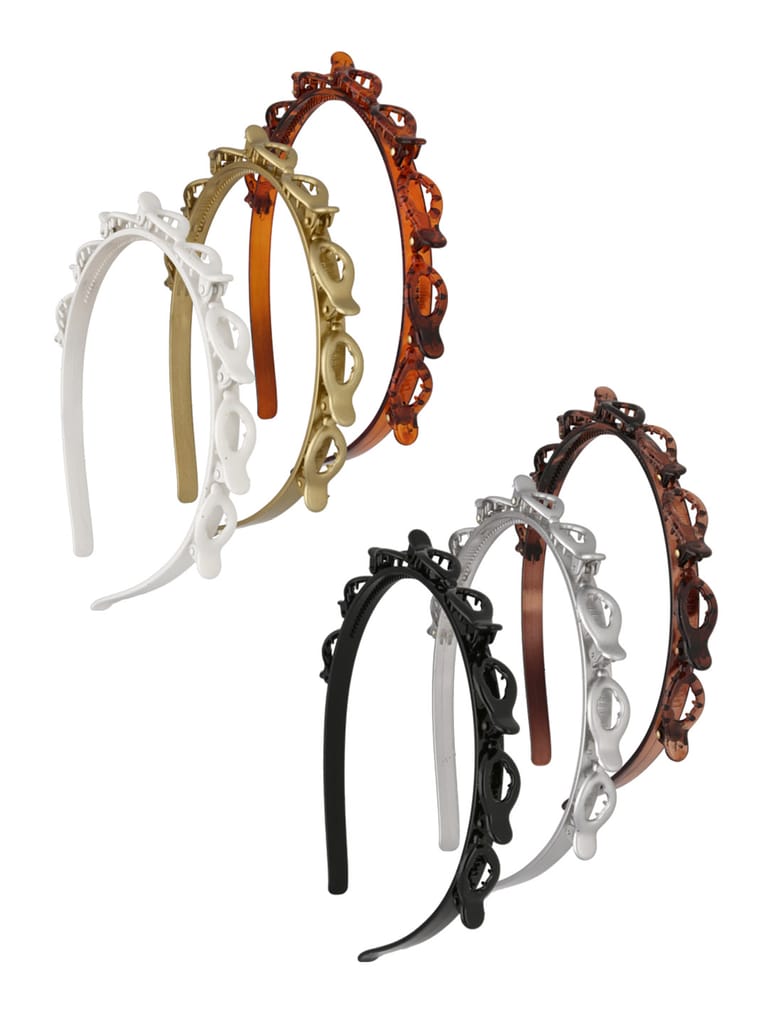 Plain Hair Band in Assorted color - ASN