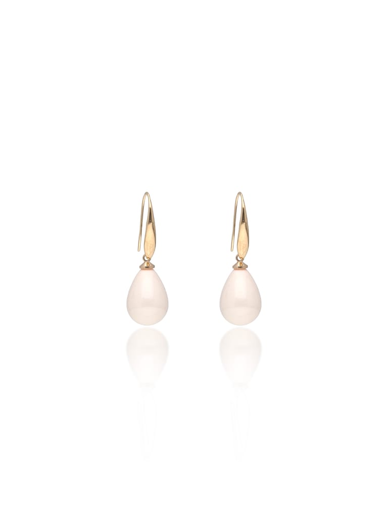 Pearls Dangler Earrings in Gold finish - CNB26728