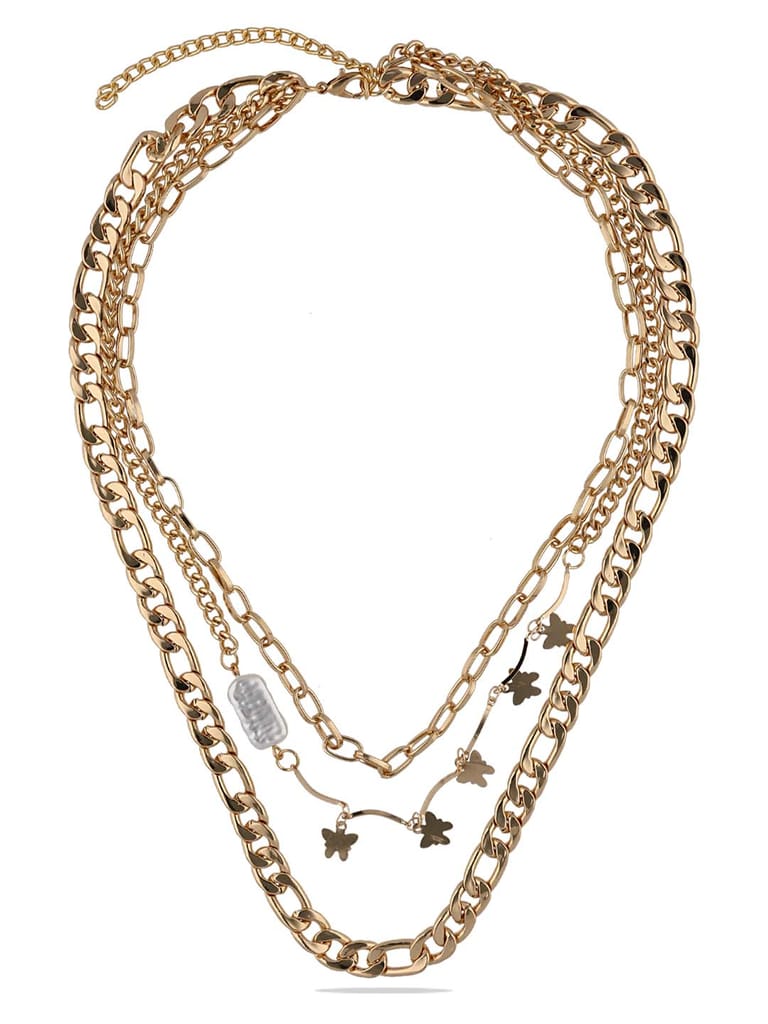 Western Necklace in Gold finish - CNB28045