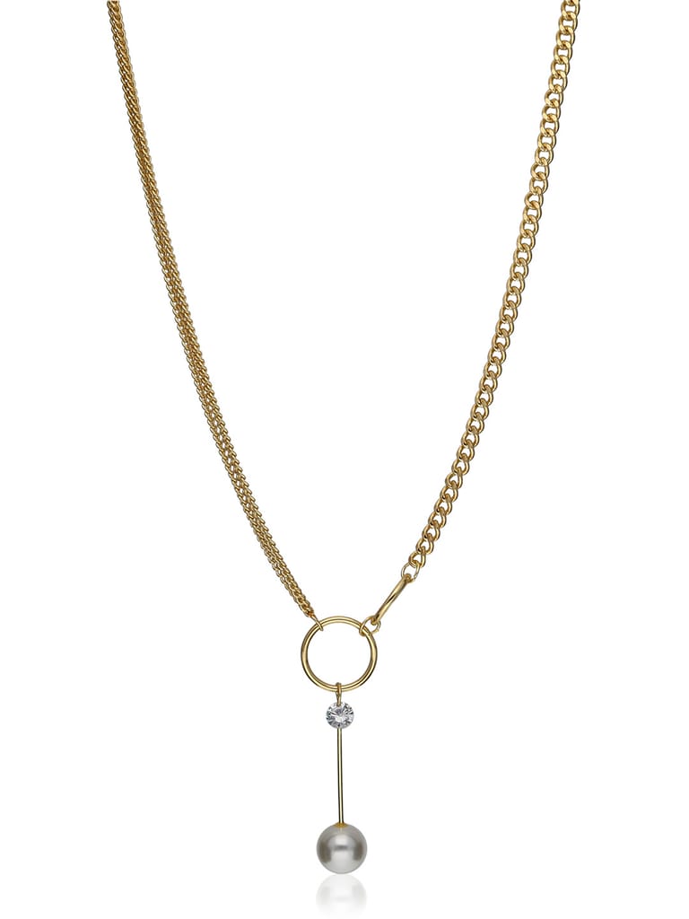 Western Necklace in Gold finish - CNB28057