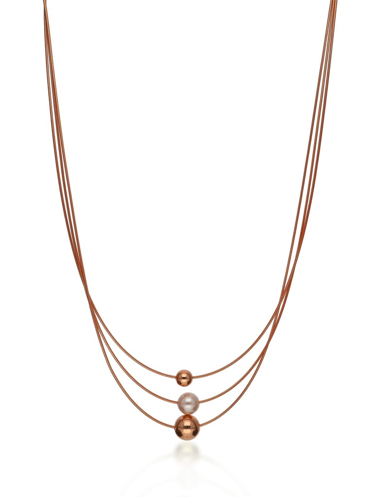 Western Necklace in Rose Gold finish - CNB27699
