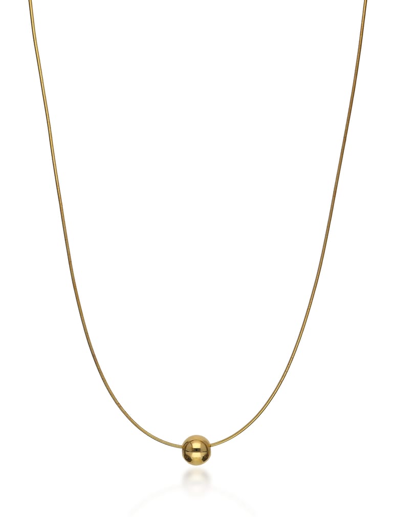 Western Necklace in Gold finish - CNB27722