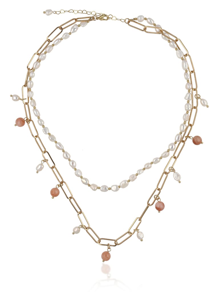 Western Necklace in Gold finish - CNB27954