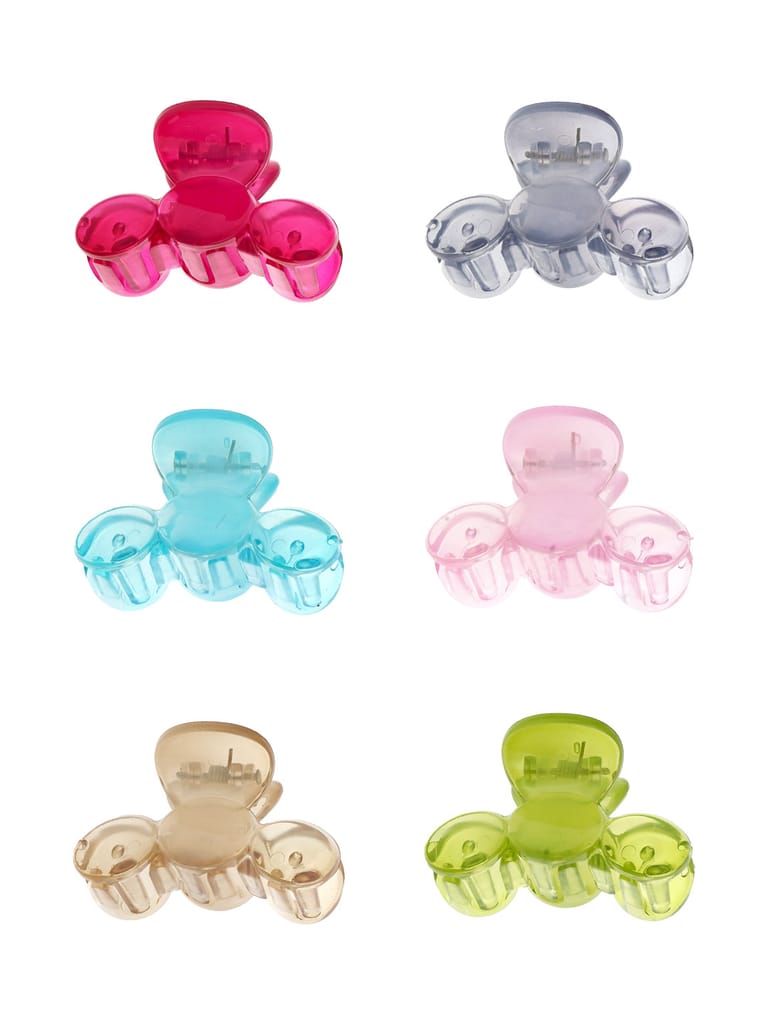 Plain Butterfly Clip in Assorted color - CNB16097