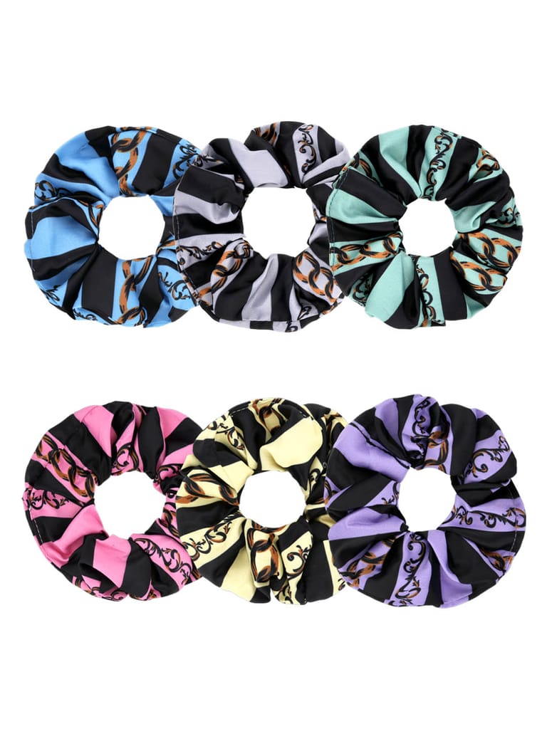 Printed Scrunchies in Assorted color - BHE2456