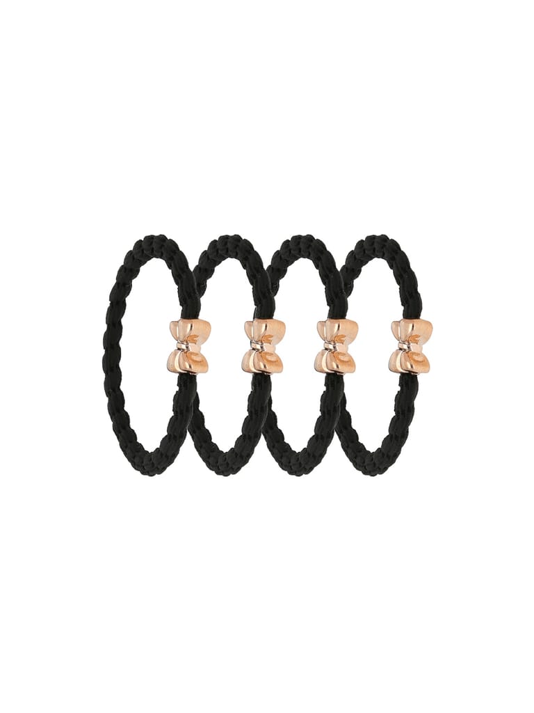 Plain Rubber Bands in Black color - DIV10474