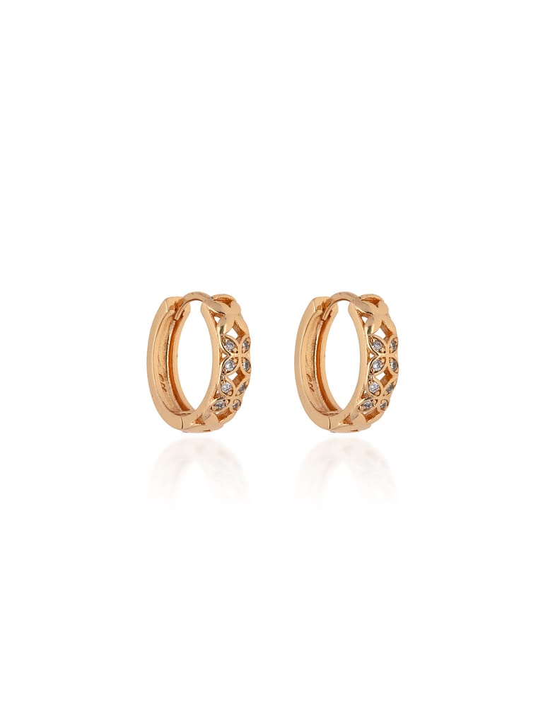 AD / CZ Bali / Hoops in Gold finish - CNB24651