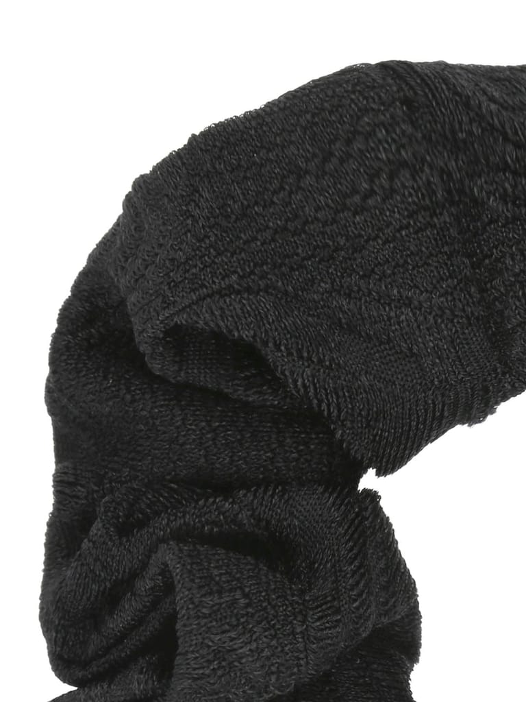 Plain Scrunchies in Black color - BHE5073