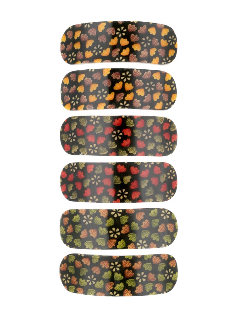 Printed Hair Clip in Assorted color - NIH902