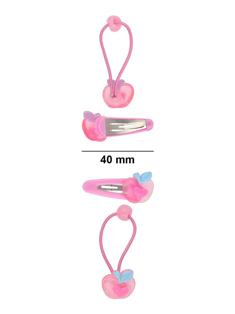 Fancy Tik Tak Hair Pin with Rubber Band for Kids - CNB29465