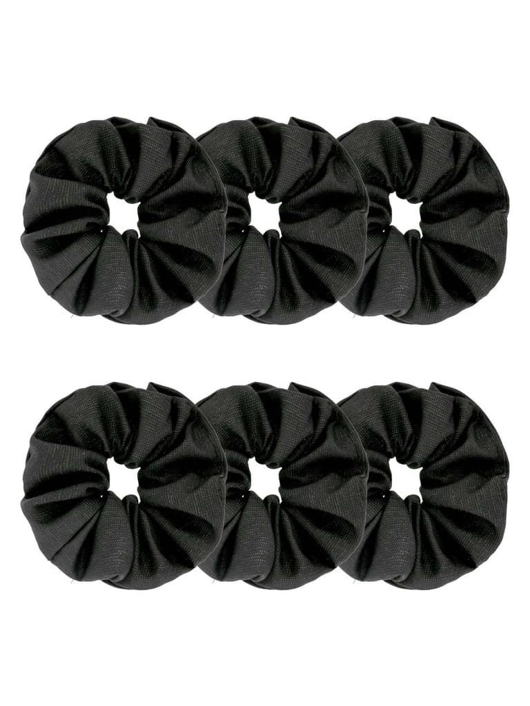 Plain Scrunchies in Black color - CNB29997