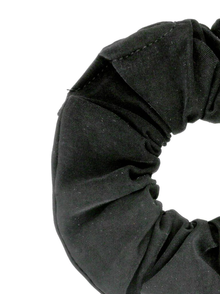 Plain Scrunchies in Black color - BHE2548