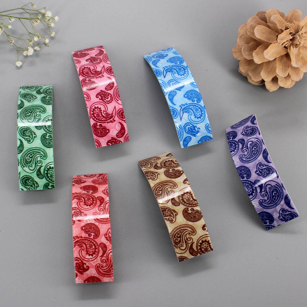Printed Hair Clip in Assorted color - KIN26A
