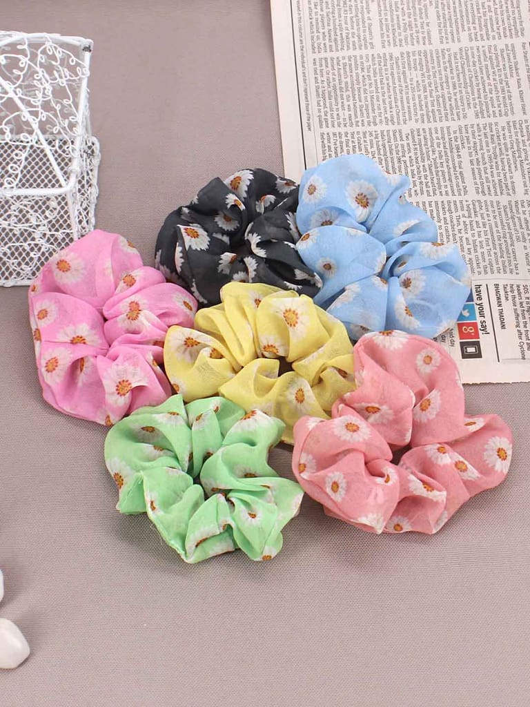 Printed Scrunchies in Assorted color - CNB30677