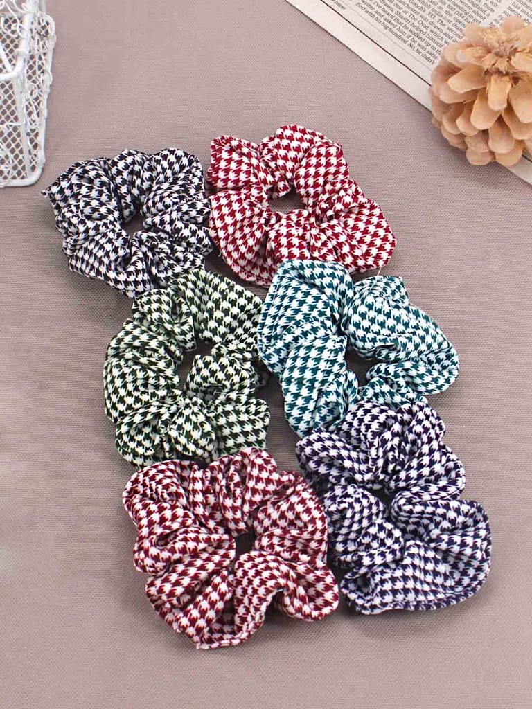 Printed Scrunchies in Assorted color - CNB30687