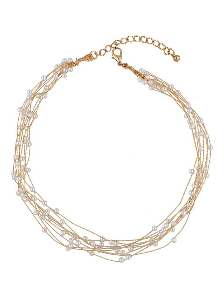 Western Necklace in Gold finish - CNB32673