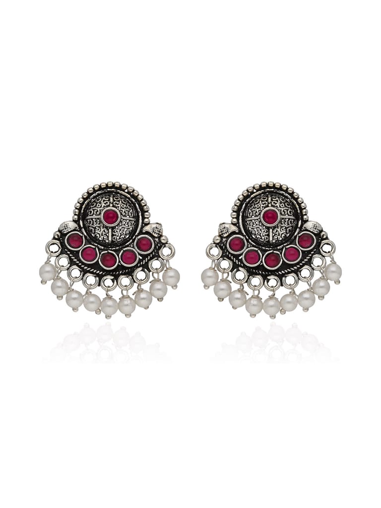 Tops / Studs in Oxidised Silver finish - SSA86