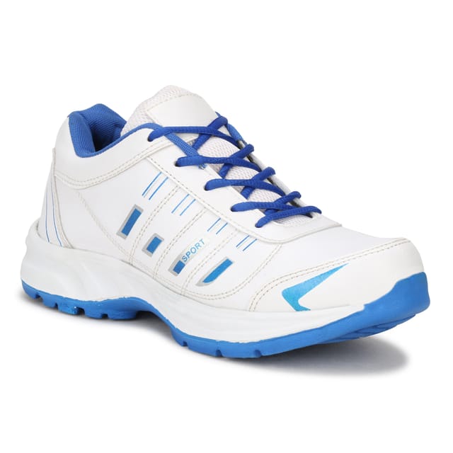 vir sport men's blue mesh running shoes