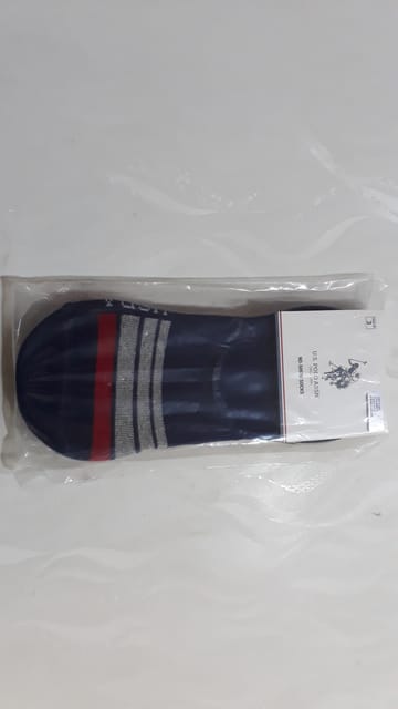 U.S Polo Assn. Men's Cotton No Show Socks (Assorted Colour, Free Size)