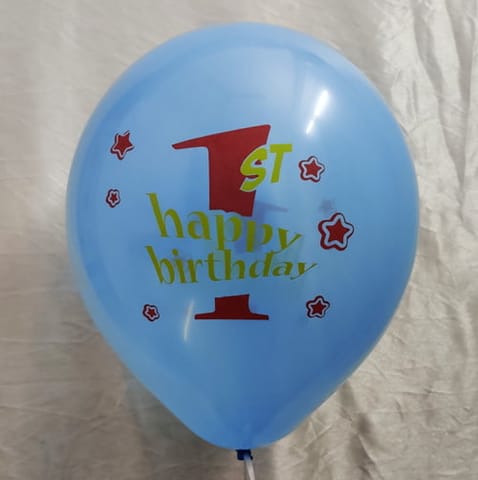 The Magic Balloons Store-Happy First Birthday Party Decorations Balloons Pack Of 30pcs