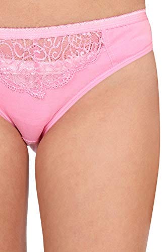 Caracal Bra & Panty Set for Women/Ladies and Girls Lingerie Set/Cotton/Non- Padded & Wireless/B Cup/Full Coverage/T-Shirt/Baby Pink (Size 32) Combo Pack of 1