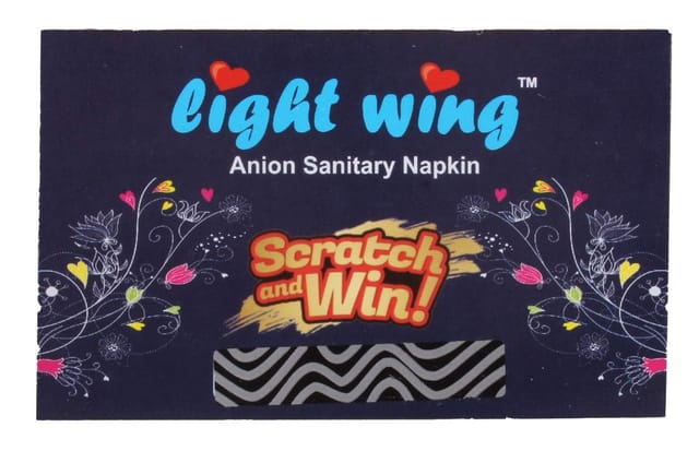 LightWing Anion Sanitary Pads for Women, XL 280 MM Extra Large Napkins For Heavy Flow Organic Cottony Soft Pad combo of 10 pack of 80 Napkins
