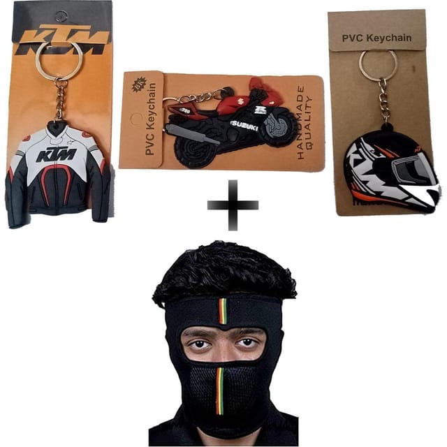 Biker face mask and key chain (model 06)