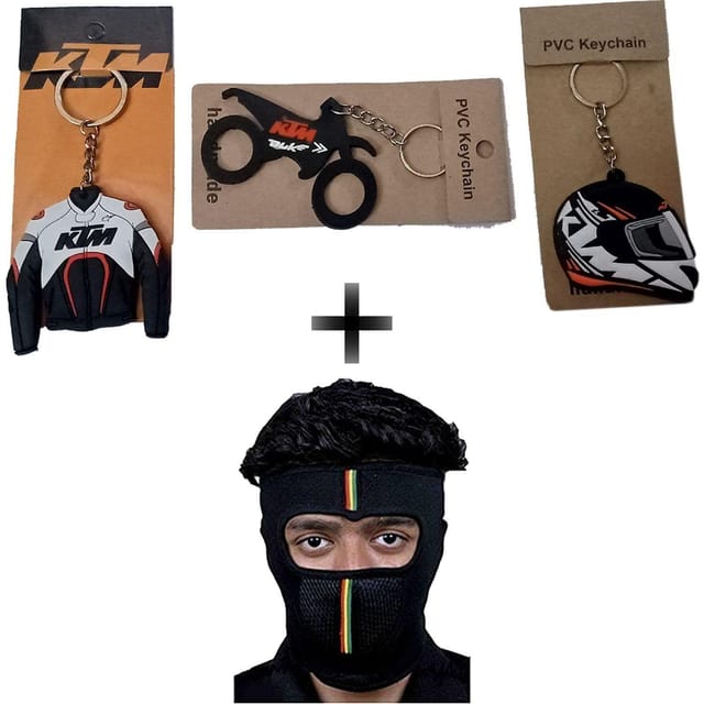 biker face mask and key chain (model 02)