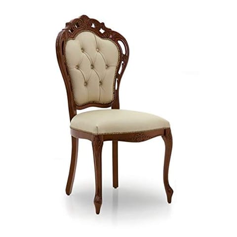Shilpi Handicrafts Wooden Hand Carved Chair/Dining Chair