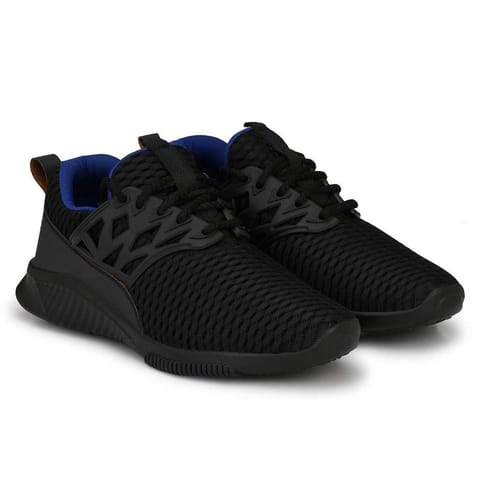 Men Black Color Mesh Material  Casual Sports Shoes