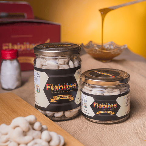 Flabites Salted Caramel Cashews 300 Gms