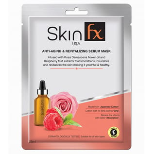 Skin Fx Anti-Aging and Revitalizing  Women Serum Mask Pack of 1
