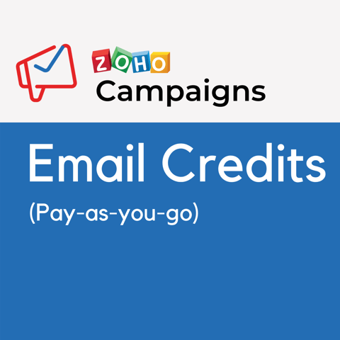 Zoho Campaigns - Créditos de Email - Pay-as-you-go