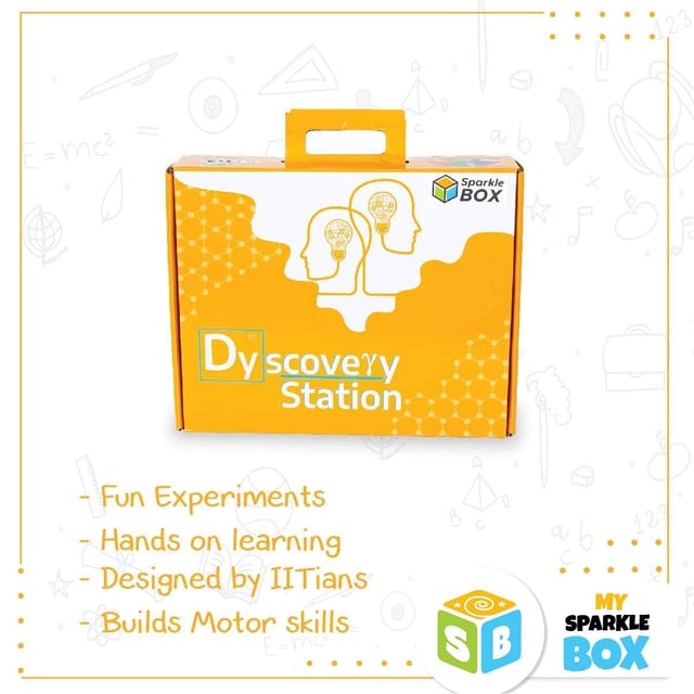 Sparklebox Science Experiment Educational Toy Kit Grade 9| Gifts For Age 12 13 14 15 16 17 Years and Above | All In One With 30+ Experiments In Biology, Physics And Chemistry for STEM TOY Motor Learning with Activity Manual | |DIY Science Physics Projects.