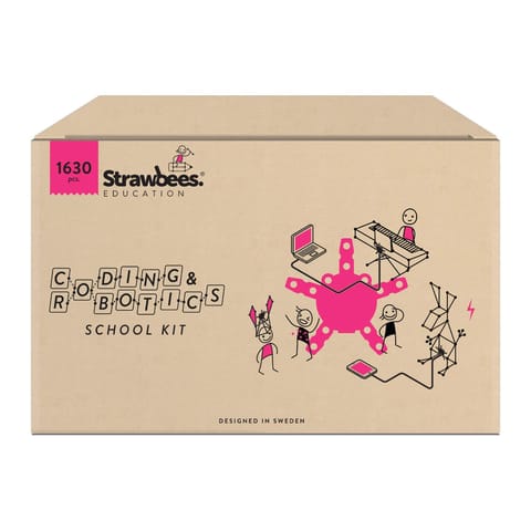 Strawbees Coding and Robotics School Kit