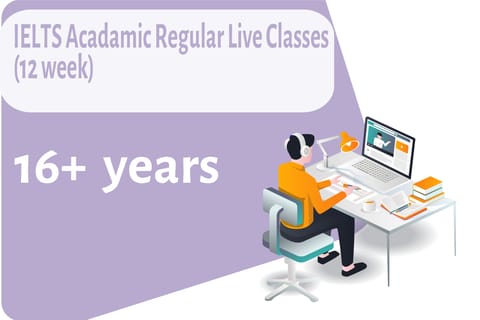 IELTS Academic Regular Live Classes (12 week)