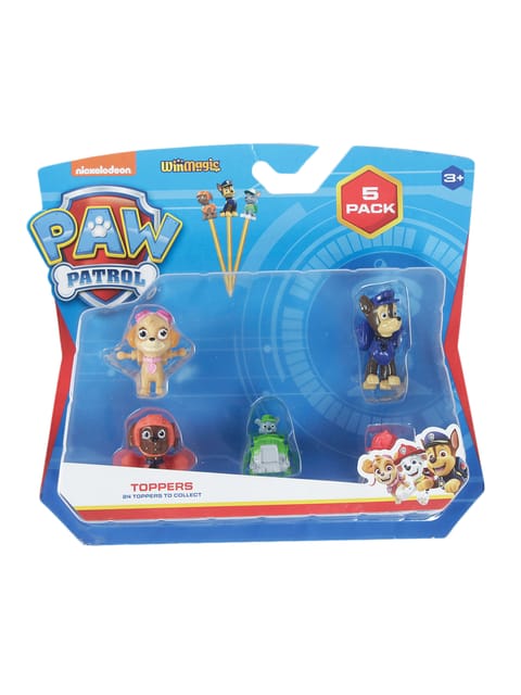Paw Patrol Pencil Toppers 5 Pack