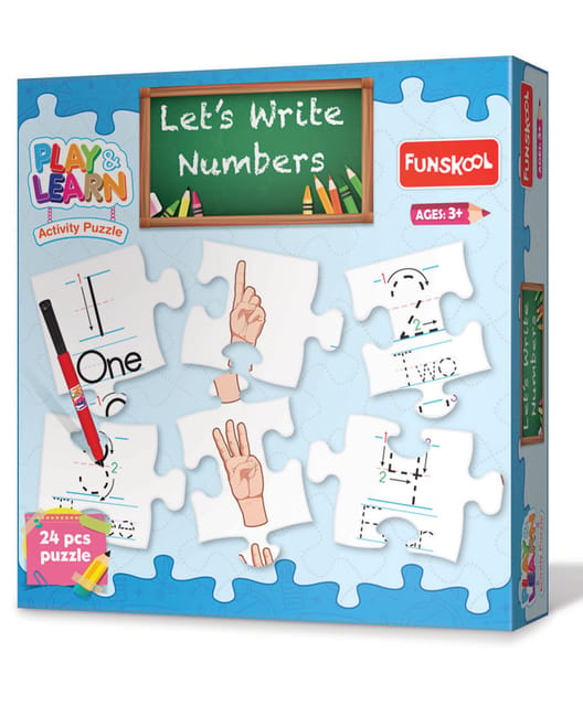 Funskool Play & Learn Mini Numbers Puzzle