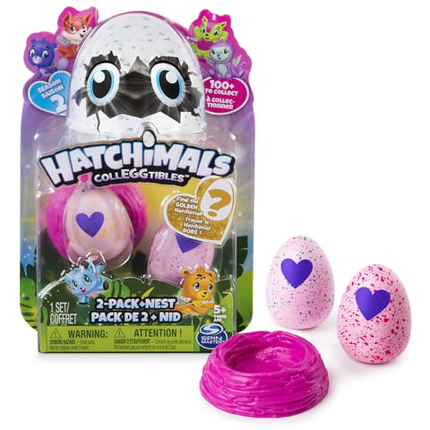 HATCHIMALS COLLECTIBLE 2 PACK AND NEST