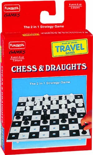 TRAVEL CHESS AND  DRAUGHT