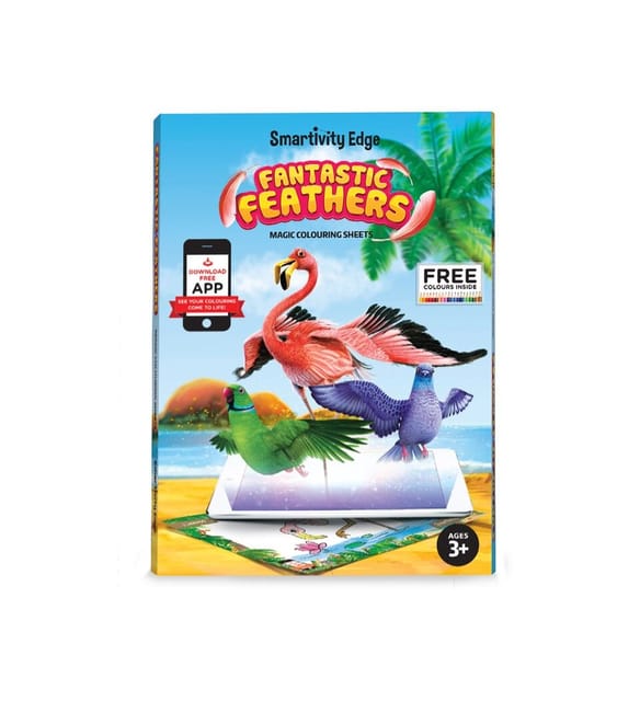 Smartivity Edge Fantastic Feathers Augmented Reality Colouring Sheets