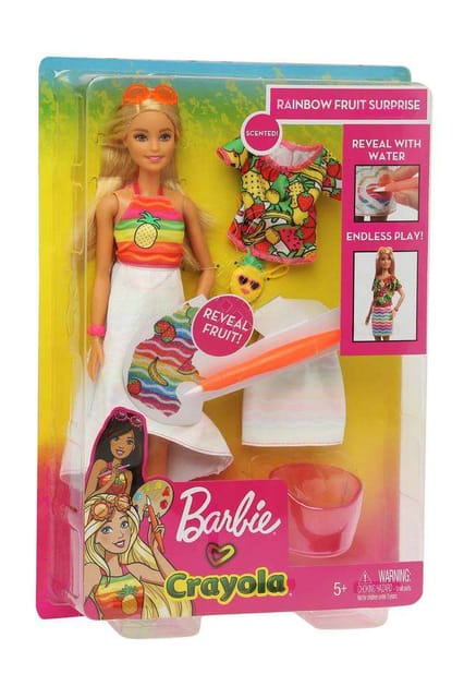 Barbie Crayola Rainbow Fruit Surprise