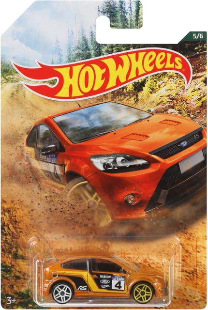 HOT WHEELS - BACKROAD RALLY FORD- 09 FORD FOCUS RS