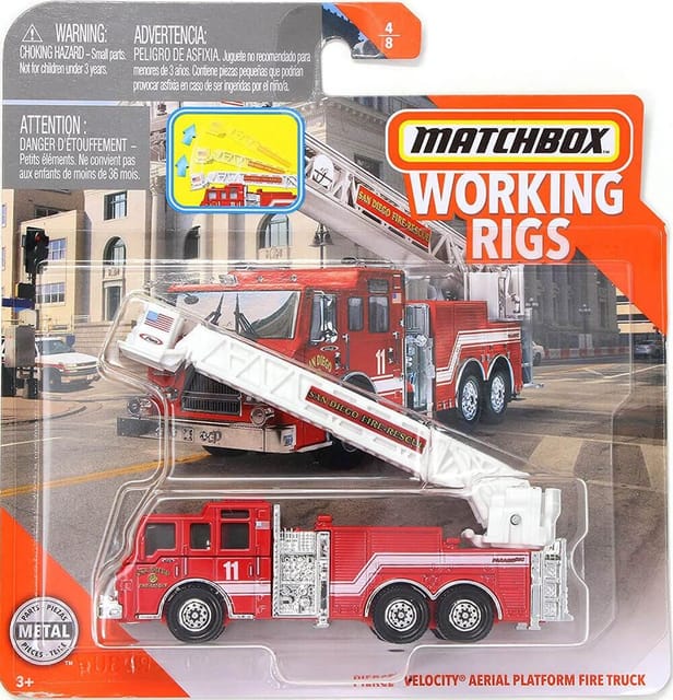 MATCHBOX - WORKING RIGS - FIRE TRUCK