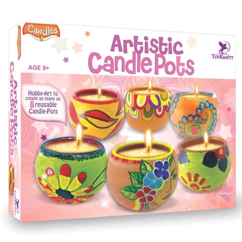 Toykraft Artistic Candle Pots